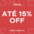 Ofertas Casas Bahia com até 15% OFF em Refrigeradores, Freezer, Adega de Vinhos, Frigobar, Lavadoras, Lava e Seca, Tanquinho, Secadoras de Roupas, Centrífuga de Roupas, Fogões, Cooktops, Forno de Embutir, Coifas, Depuradores de Ar, Micro-ondas e Lava-Louças